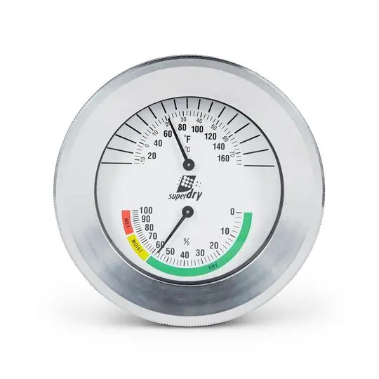 Super-Dry- Hgt 1/4 - Humidity Temperature Gauge Sku: 320-100 1