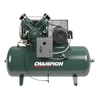 Champion Hpl7-24 – Pl-Series 7.5 Hp Pressure-Lubricated Reciprocating Air Compressor | 240-Gallon Horizontal Tank 1