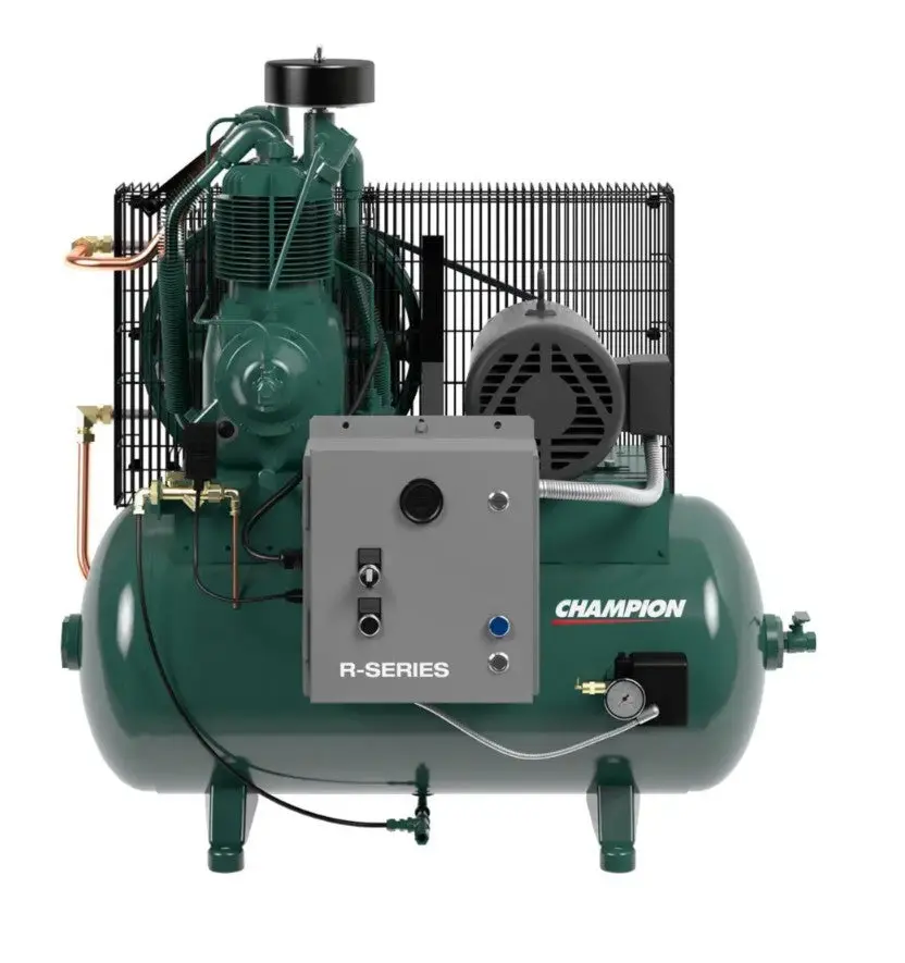 Champion Hr2-3 – 2 Hp Two-Stage Reciprocating Air Compressor | 30-Gallon Horizontal Tank 1