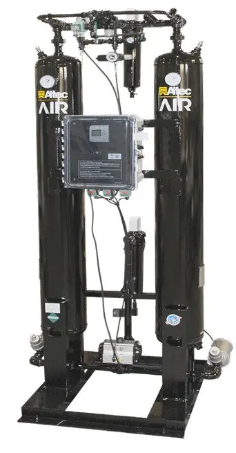 Altec Hrl-250-1 Heatless Desiccant Air Dryer 250 Scfm | -40°F Dew Point | Made In The Usa 1