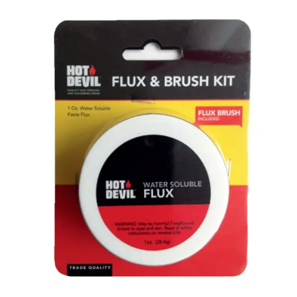 Hot Devil Water Soluble Flux (Includes Brush) Hdwf 1