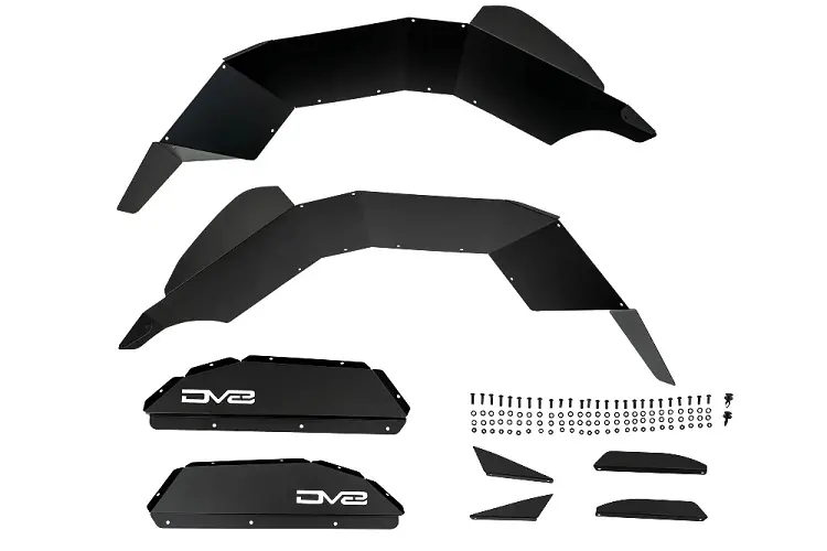 Dv8 Offroad Rear Inner Fenders For '20+ Jeep Gladiator Jt 1