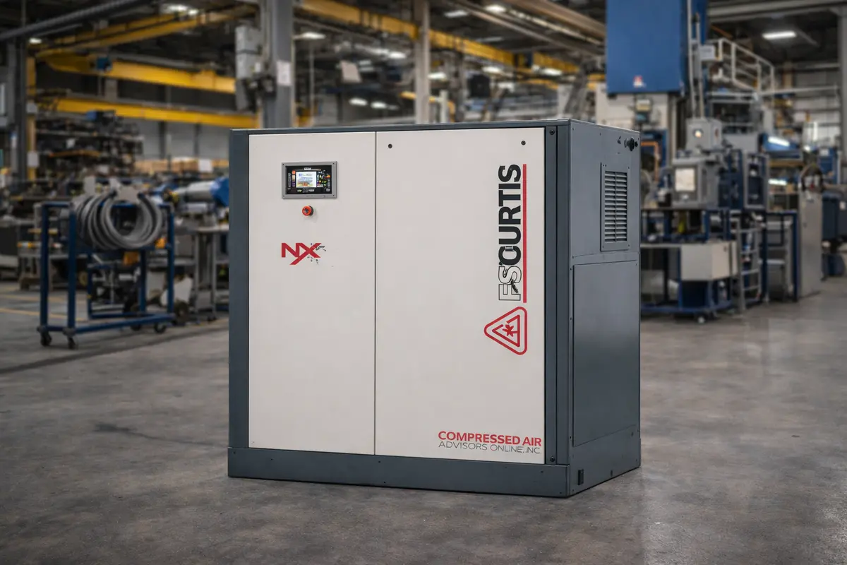Fs-Curtis Nxb22 – 30 Hp Fixed Speed Rotary Screw Air Compressor Base Mounted 11