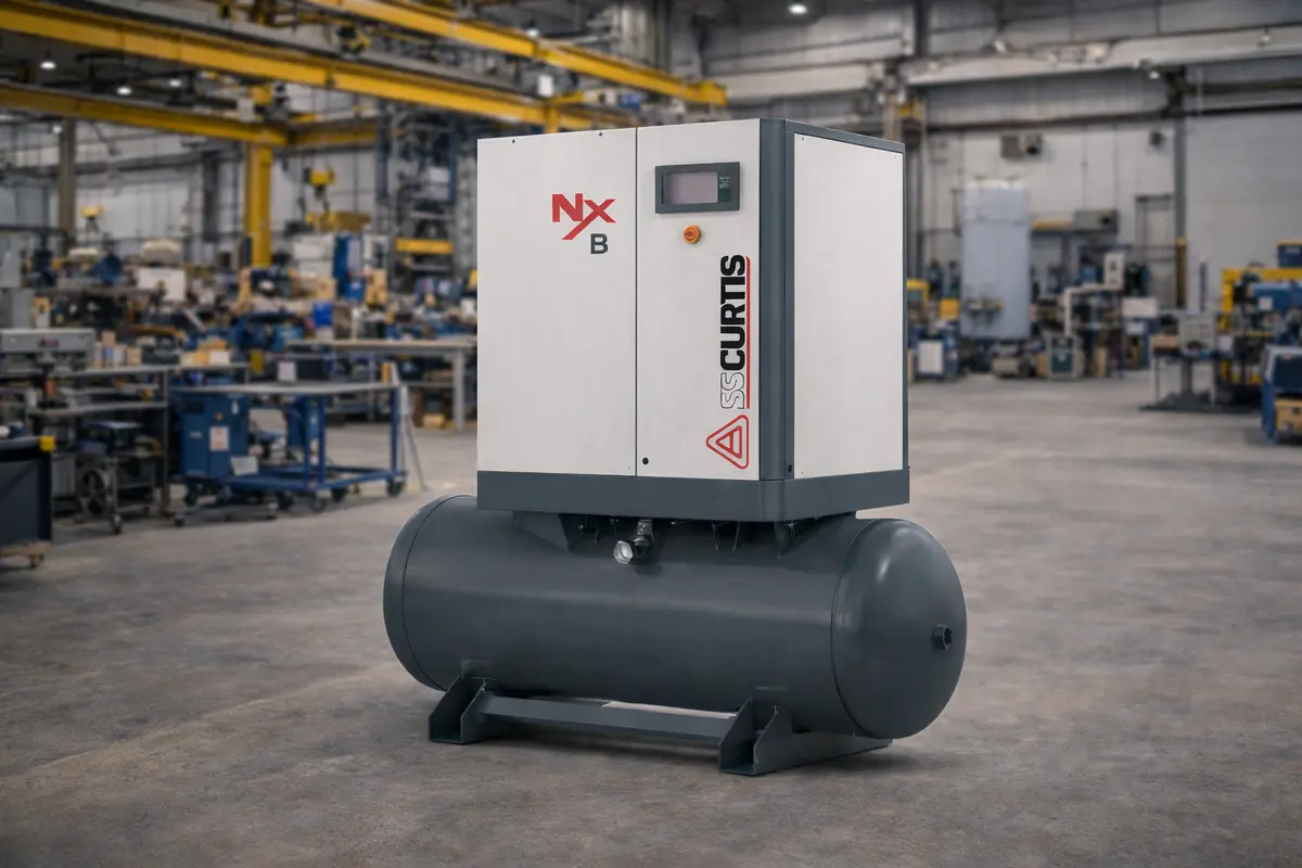 Fs-Curtis Nxb06 - 7.5Hp Fixed Speed Rotary Screw Air Compressor, 60 Gallon Receiver Tank, 10 Year Nxgen Warranty Available 6