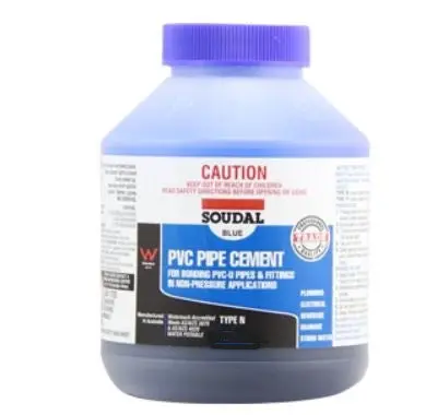 Soudal Pvc Pipe Cement Type N  250Ml  Blue  X 12 222508 1