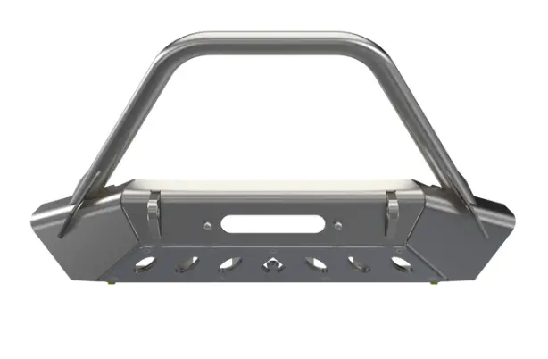 Artec Industries Bantam Series Front Bumper W/ Hoop & Aluminum Skid For '18+ Jeep Wrangler Jl / Jlu & '20+ Gladiator Jt 1