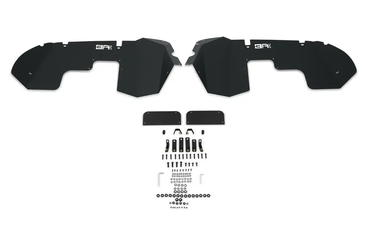 Body Armor 4X4 Front Inner Fender Liners For '18-Newer Jeep Wrangler Jl / Jlu & '20-Newer Jeep Gladiator Jt 1