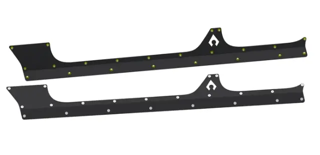Artec Industries Aluminum Rocker Armor For '18-'25 Jeep Wrangler Jlu Unlimited 4 Door 2