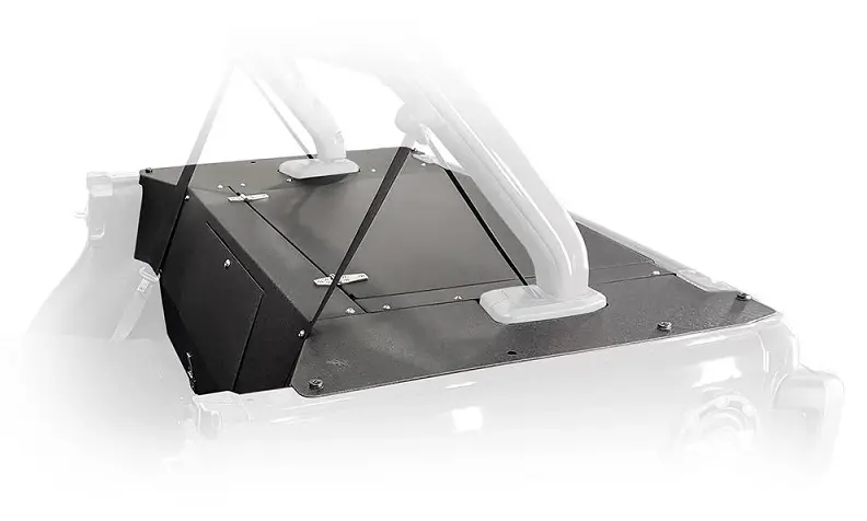 Dv8 Offroad Rear Locking Storage Security Cover For '18+ Jeep Wrangler Jlu Unlimited 4 Door 1