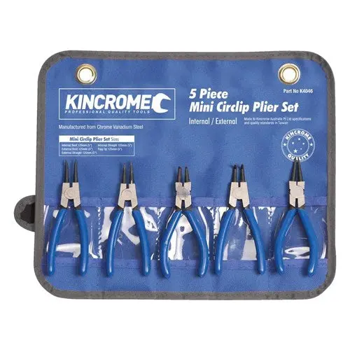 Kincrome Mini Circlip Plier Set 5 Pce  K4046 1