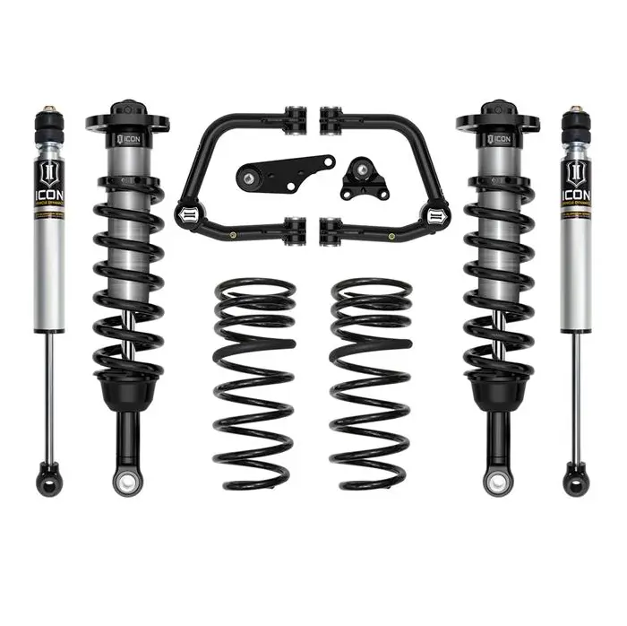 Icon Vehicle Dynamics 1.25-3" Lift Stage 2 Suspension Kit W/ Tubular Uca & Triple Rate Rear Coil Springs For '24-'25 Toyota Tacoma 4Wd 1