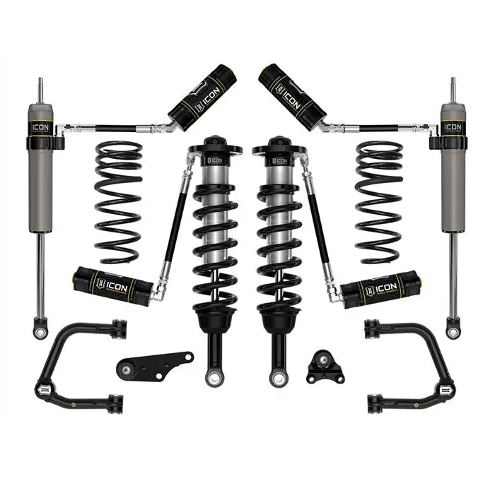 Icon Vehicle Dynamics 1.25-3" Lift Stage 4 Suspension Kit W/ Tubular Uca & Triple Rate Rear Coils Springs For '24-'25 Toyota Tacoma 4Wd 1