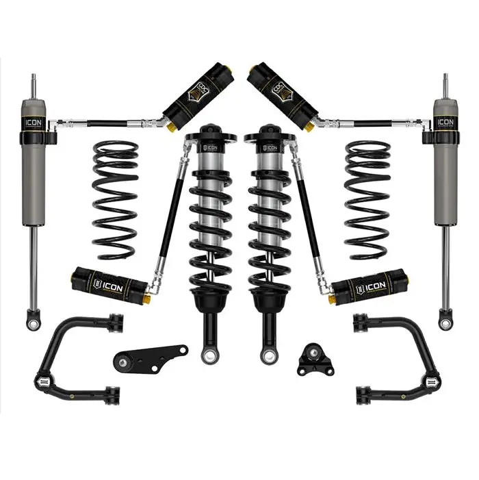 Icon Vehicle Dynamics 1.25-3" Lift Stage 5 Suspension Kit W/ Tubular Uca & Overland Rear Coil Springs For '24-'25 Toyota Tacoma 4Wd 1