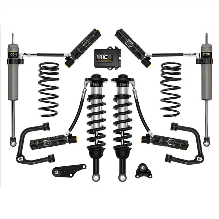 Icon Vehicle Dynamics 1.25-3" Lift Stage 6 Suspension Kit W/ Tubular Uca & Overland Rear Coil Springs For '24-'25 Toyota Tacoma 4Wd 1
