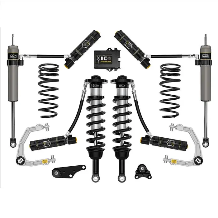 Icon Vehicle Dynamics 1.25-3" Lift Stage 6 Suspension Kit W/ Billet Uca & Overland Rear Coil Springs For '24-'25 Toyota Tacoma 4Wd 1