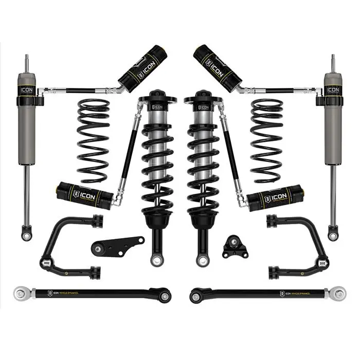Icon Vehicle Dynamics 1.25-3" Lift Stage 7 Suspension Kit W/ Tubular Uca & Overland Rear Coil Springs For '24-'25 Toyota Tacoma 4Wd 1