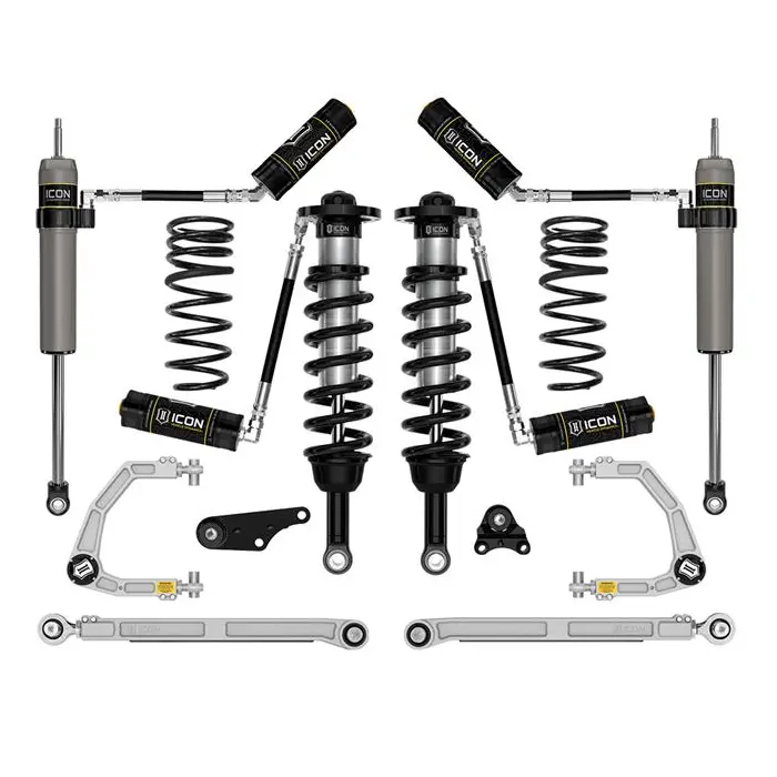 Icon Vehicle Dynamics 1.25-3" Lift Stage 7 Suspension Kit W/ Billet Uca & Overland Rear Coil Springs For '24-'25 Toyota Tacoma 4Wd 1