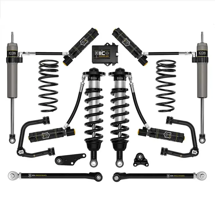 Icon Vehicle Dynamics 1.25-3" Lift Stage 10 Suspension Kit W/ Tubular Uca & Triple Rate Rear Coil Springs For '24-'25 Toyota Tacoma 4Wd 1
