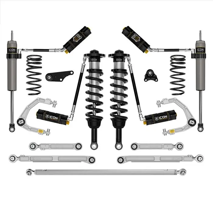 Icon Vehicle Dynamics 1.25-3" Lift Stage 11 Suspension Kit W/ Overland Rear Coil Springs, Billet Uca, Links & Track Bar For '24-'25 Toyota Tacoma 4Wd 1