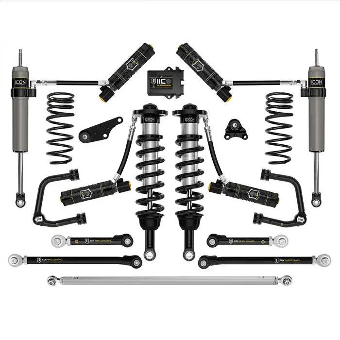 Icon Vehicle Dynamics 1.25-3" Lift Stage 13 Suspension Kit W/ Overland Rear Coil Springs, Tubular Uca, Links & Track Bar For '24-'25 Toyota Tacoma 4Wd 1