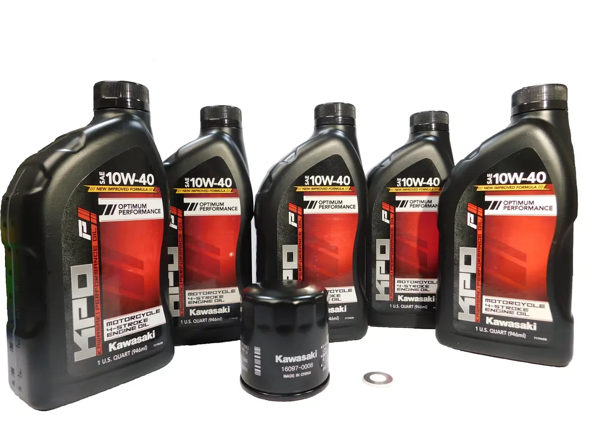 1986-2006 Kawasaki Vulcan 750 Vn750 Vn750-A Oem Oil Change Kit Kaw08 1