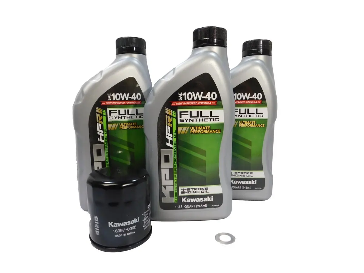 2011-2021 Kawasaki Ninja 650 Vulcan Versys Oem Full Synthetic Oil Change Kaw109 1