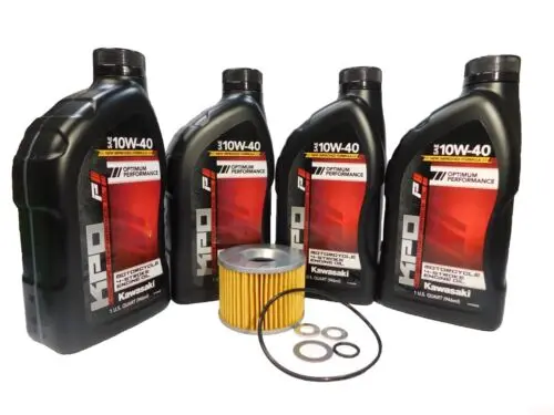 1984-1986 Kawasaki Ninja 900 900R Zx900a Oem Complete Oil Change Kit Kaw10 1