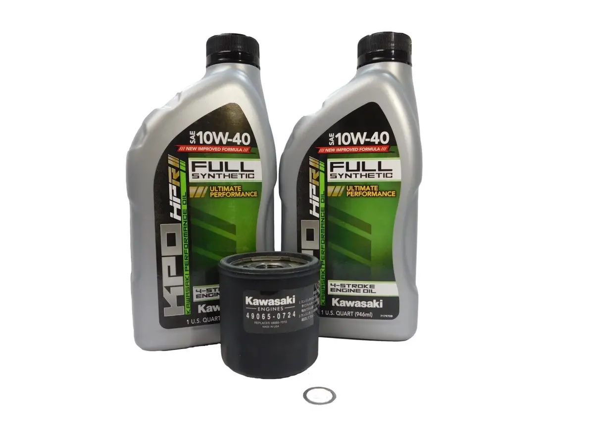 2005-2025 Kawasaki Mule 600 610 Sx Kaf Oem Full Synthetic Oil Change Kit Kaw110 1