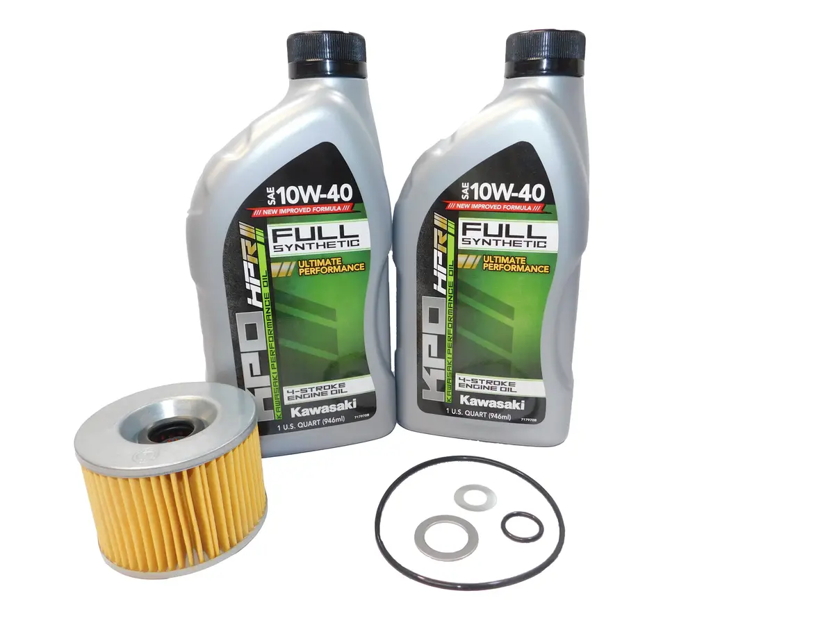 1986-2012 Kawasaki Ninja 250 250R Ex250 Oem Full Synthetic Oil Change Kit Kaw114 1