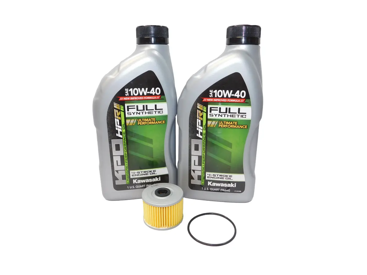 1997-2007 Kawasaki Klx300r Oem Full Synthetic Oil Change Kit Kaw120 1