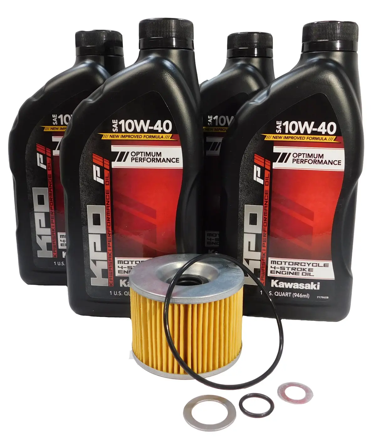 1985-1997 Kawasaki Ninja 600 600R 600 Rx Zx600 A B C Oem Oil Change Kit Kaw12 1
