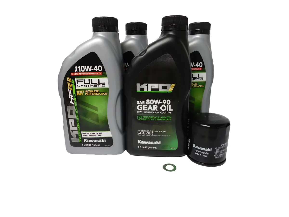 1987-1995 Kawasaki Vulcan 88 Vn1500 Oem Full Synthetic Service Kit Kaw159 1