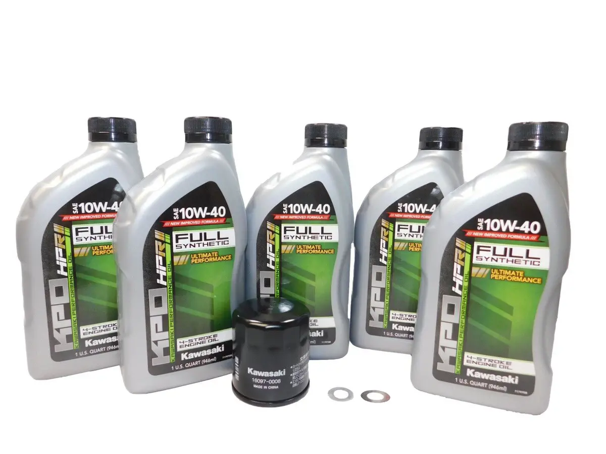 2013-2022 Kawasaki Vulcan 1700 Oem Full Synthetic Oil Change Kaw191 1