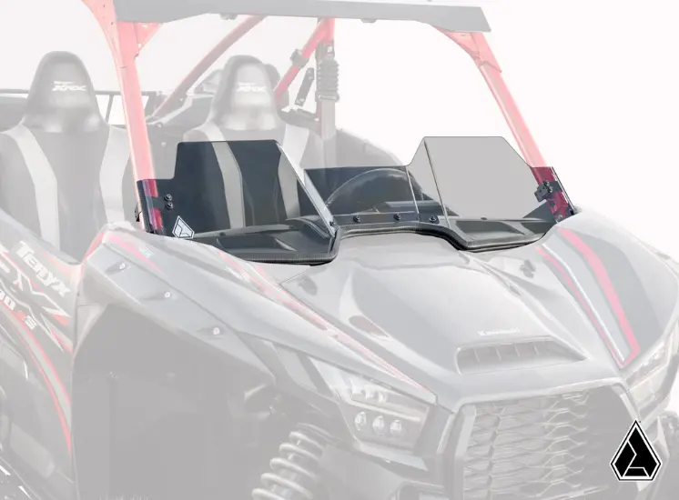 Assault Industries Polycarbonate Half Windshield For 2020-Up Kawasaki Teryx Krx 1000 1