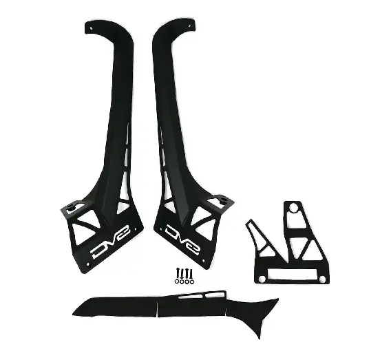 Dv8 Offroad A Pillar Light Bar Mount Kit For '21-'25 Jeep Wrangler Jlu 392 V8 & '20+ Gladiator Jt Mohave 1