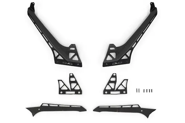 Dv8 Offroad Low Profile 50" Light Bar Mount Kit For '18+ Jeep Wrangler Jl / Jlu & '20+ Gladiator Jt 1