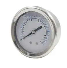 2" Liquid Filled Gauge 0-200 Psi Back Mount Ss Case 1/4 Mpt 1