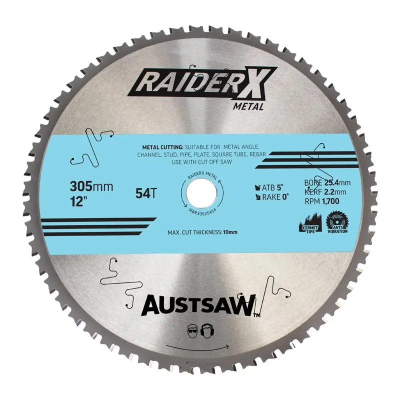 Austsaw Raiderx Metal Blade 305Mm X 25.4 X 54T Mbr30525454 1