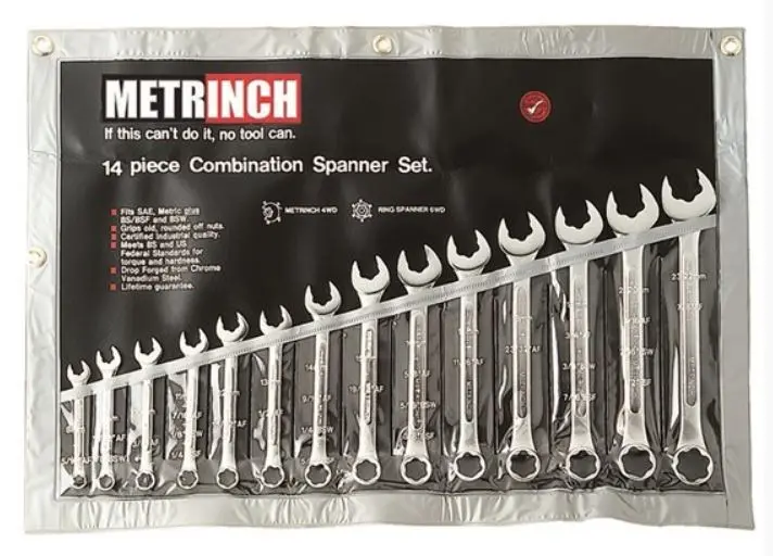 Metrinch Spanner Set 14 Piece Met-0125 1
