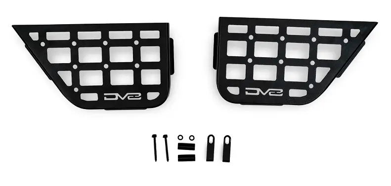 Dv8 Offroad Slim Rear Door Molle Pocket Panels For '11-'18 Jeep Wrangler Jku Unlimited 4 Door 1