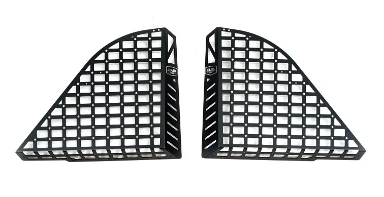 Dv8 Offroad Rear Window Pocketed Molle Panels For '18-'25 Jeep Wrangler Jlu Unlimited 4 Door 1