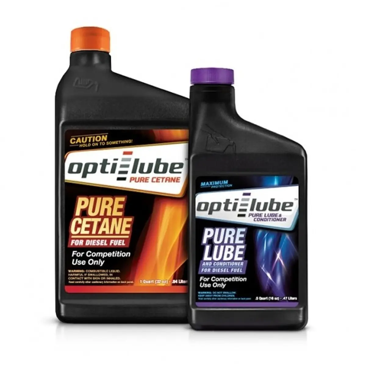 Opti-Lube Diesel Fuel Competition Kit: 1 Pure Cetane Quart & 1 Pure Lube 16Oz 1