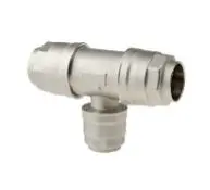 Champion / Infinity Quick-Lock Aluminum Piping -Reduction Outlet Tee 63Mm X 20Mm, Pn: C90235-63-20 1