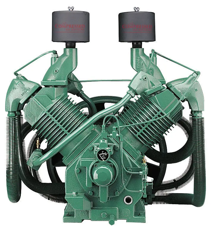 Champion  Pl-70A Two Stage Reciprocating Pressure Lubricated Air Compressor Bare Replacement Pump, 20-30Hp 1