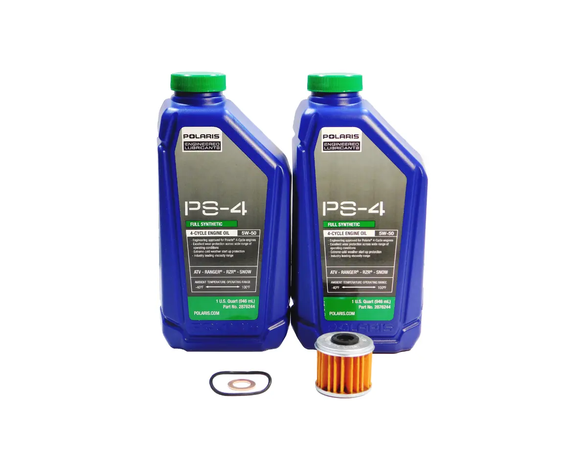 2014 Polaris Sportsman Ace Oem Ps-4 Full Synthetic Oil Change Kit Pol19 1