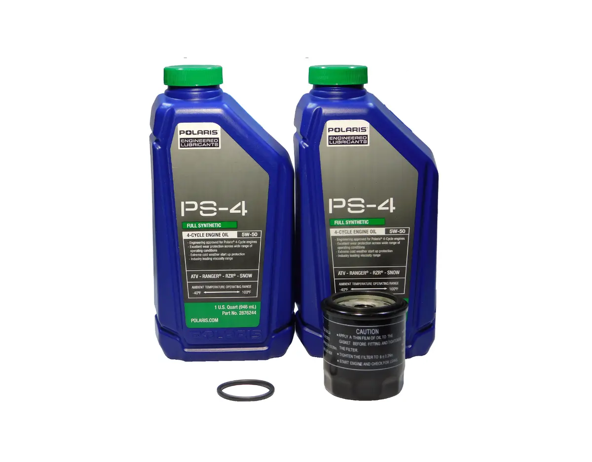 2018-2025 Polaris Ranger 150 Efi Oem Ps-4 Full Synthetic Oil Change Kit Pol25 1