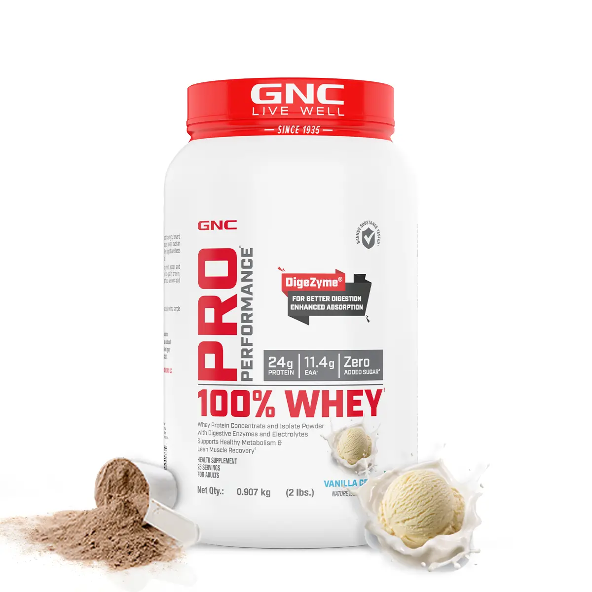 Gnc Pro Performance 100% Whey Protein - Clearance Sale| Expiry - 2024-06-30 1