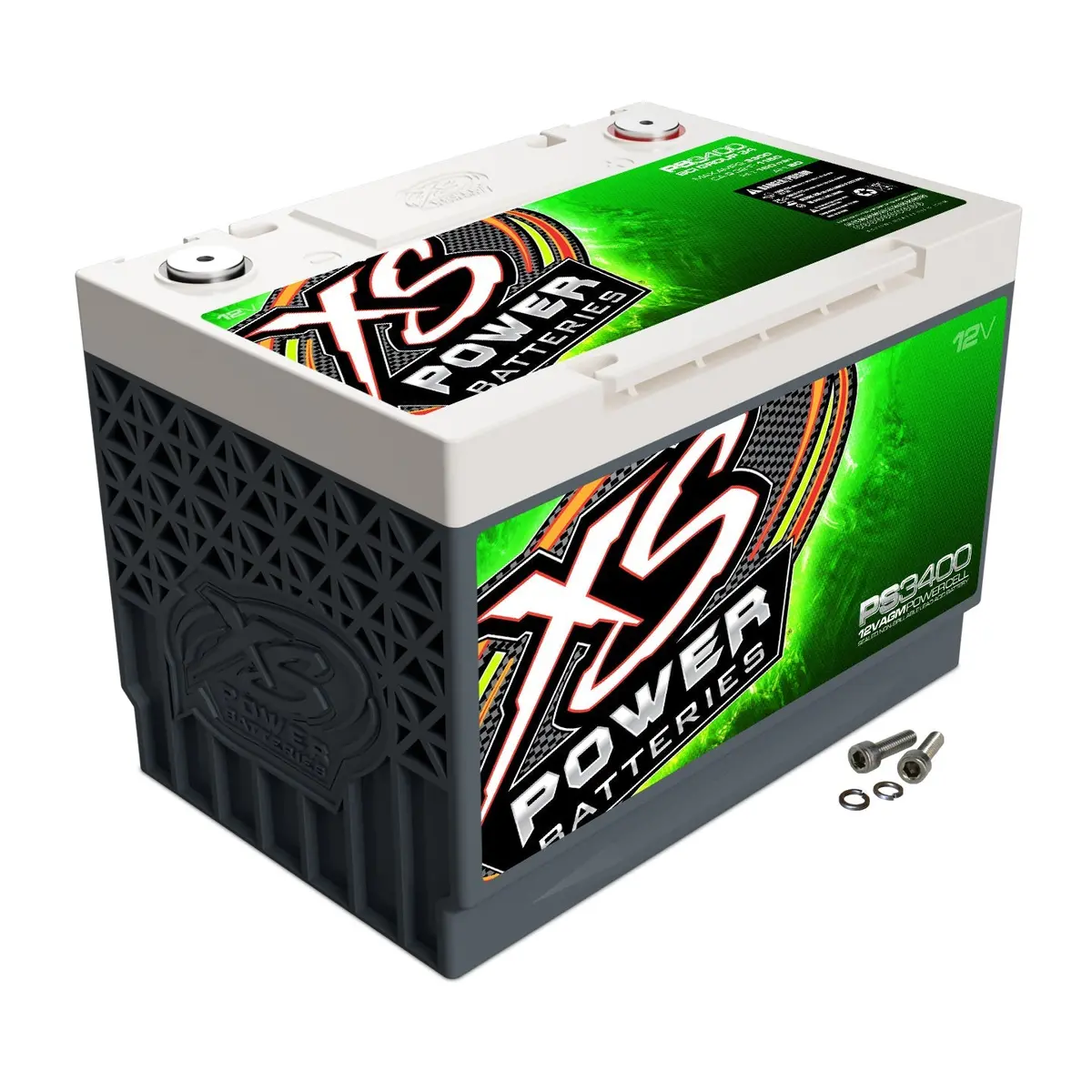 Xs Power Ps3400 12V Group 34 Agm Powersports Battery 1