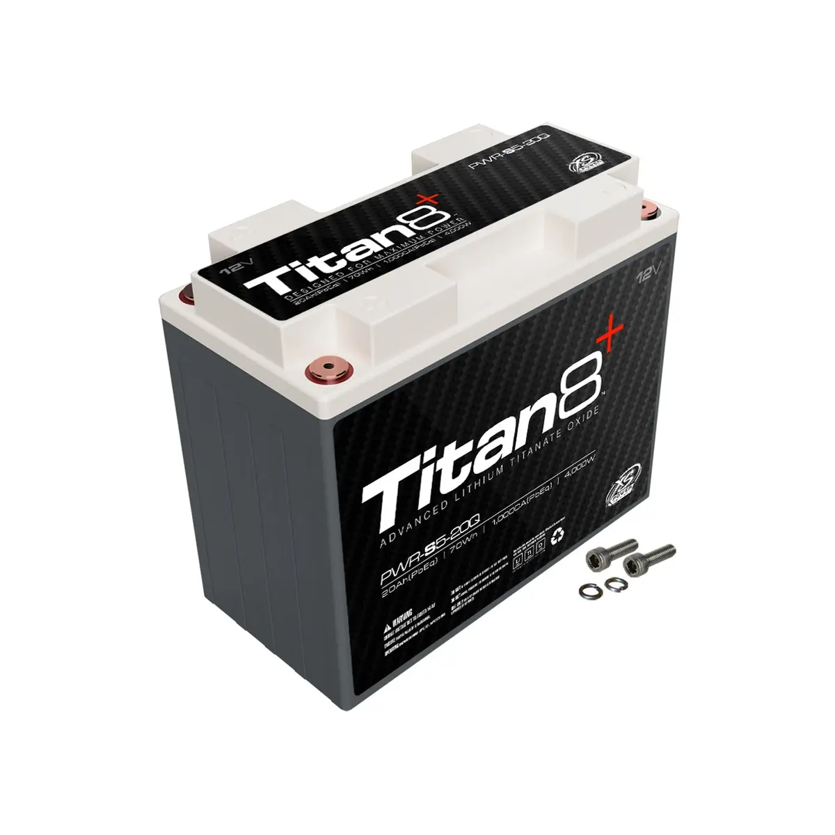 Xs Power Titan8 Pwr-S5-20Q 12V Lithium Bci Group 20/20L Battery 1