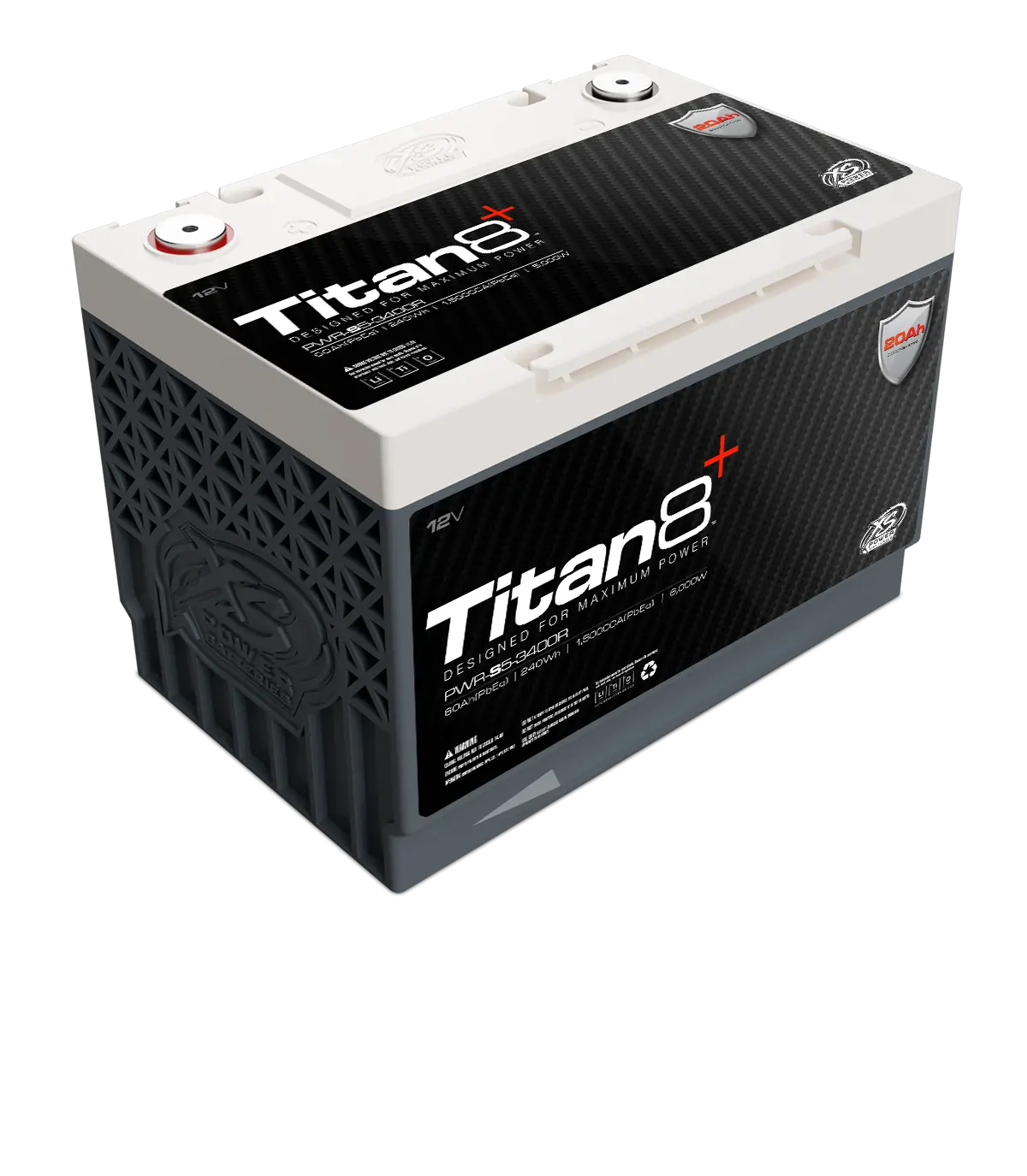 Xs Power Titan8 Pwr-S5-3400R 12V Lithium Bci Group 34R Battery 1